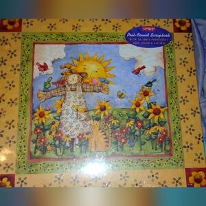 Colorful Post-Bound Scrapbook Factory Sealed New